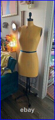 VINTAGE antique Cavanaugh Dress Form Decor Sewing Dressmaking cast iron