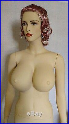 VOLUPTUOUS FEMALE MANNEQUIN #70327 Petite Large Bust DD+ local pickup only