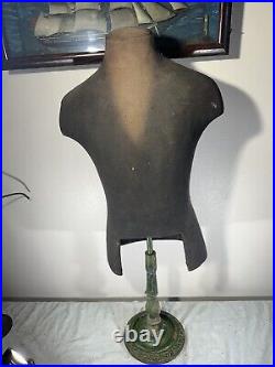 Victorian Vintage Dress Form Fashion Mannequin Tabletop