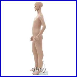 VidaXL Full Body Child Mannequin with Glass Base Beige 55.1 Indoor Display