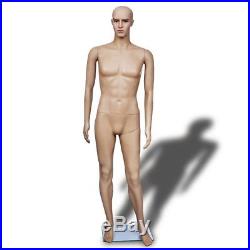VidaXL Male Mannequin Full Body Realistic Rotate Shop Display Dress with Base