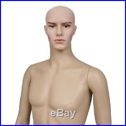 VidaXL Male Mannequin Full Body Realistic Rotate Shop Display Dress with Base