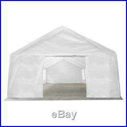 VidaXL Outdoor Party Tent Steel 20x40 White Wedding Removable Walls Gazebo