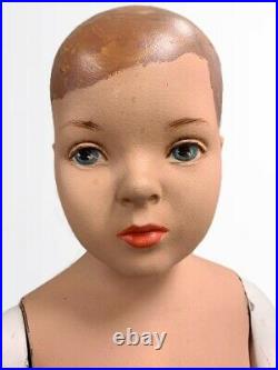 Vintage 1950s Toddler Child Kid Boy Girl Realistic Mannequin CUTE Used