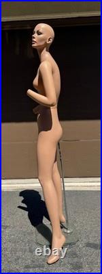 Vintage 1960's FEMALE full body 5-11 ft tall MANNEQUIN dress form