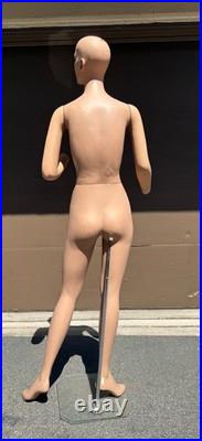 Vintage 1960's FEMALE full body 5-11 ft tall MANNEQUIN dress form