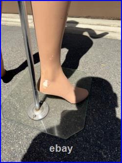 Vintage 1960's FEMALE full body 5-11 ft tall MANNEQUIN dress form