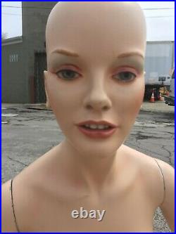 Vintage 1967 Decter Mannequin with Teeth Seated Extremely Rare Sitting MOD 60's