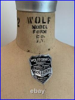 Vintage 1977 WOLF FORM NY Model Dress Size 12 Women Mannequin AMAZINNG CONDITION
