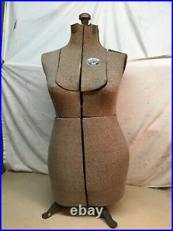 Vintage ACME Woman's Adjustable Dress Form Mannequin Sewing Dress Form Size C