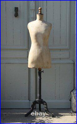 Vintage Antique French Mannequin, Dress Form, Tailors Dummy, Jeanne D'arc