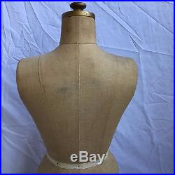Vintage BAUMAN Normal Model Form Inc NY HALF SCALE DRESS FORM 14 Mannequin