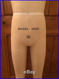 Vintage BOY Child Wolf Form Dressform Full Body Model 1990 Size 10 Mannequin