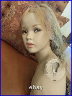 Vintage Child Adolescent Young Girl Mannequin