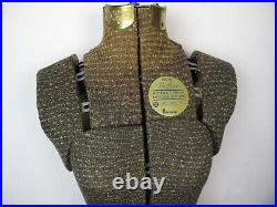 Vintage De Luxe Penneys Adjustable Dress Form Mannequin Sewing Dress Form Sz JR