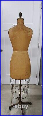 Vintage Dress Form J. R. Bauman Brooklyn N. Y. Better Model Form Co. Collectible