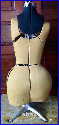 Vintage Dressmakers Dress Form Adjustable Mannequin