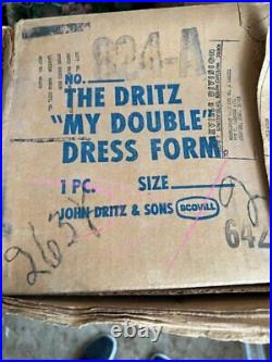Vintage Dritz Just My Double Model A 6241 Dress Form Size A