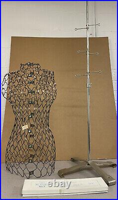 Vintage Dritz My Double Adjustable Wire Dress Form Model A