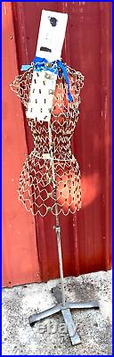 Vintage Dritz My Double Adjustable Wire Dress Form Model With Stand + More