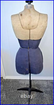 Vintage Fairloom Sears Adjustable Dress Form A 32-39 Bust 34-41 Mannequin Sewing