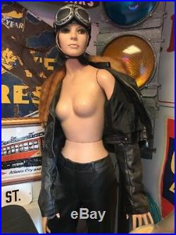 Vintage Female Life Size Mannequin Display With Stand