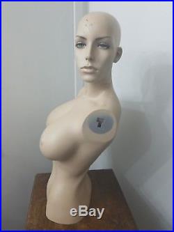 Vintage Female Mannequin Torso big boob nipples nipple boobs large breasts