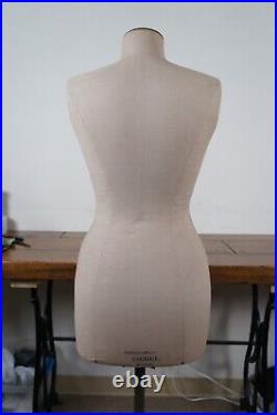 Vintage French Siegel Stockman Paris 46 Dress Form Mannequin Sewing Model 68