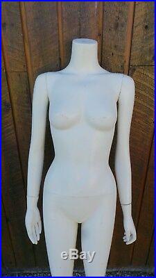 Vintage Full Body Female Mannequin 66 Tall with Shoes
