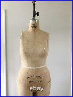 Vintage Full Body WOLF Female Mannequin 16 Collapsible Shoulders Dress Form