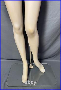 Vintage Greneker (Wolf Vine) Realistic Fiberglass Female Mannequin 26370 C BASE