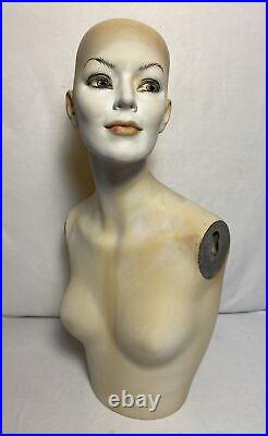 Vintage Greneker (Wolf Vine) Realistic Fiberglass Female Mannequin 26370 C BASE