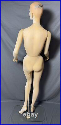 Vintage Greneker (Wolf Vine) Realistic Fiberglass Female Mannequin 26370 C BASE