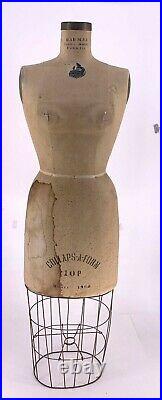 Vintage JR Bauman Collaps A Form 10 P Model 1963 Dress Form