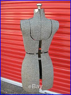 Vintage L & M Acme Adjustable Dress Form Size A Mannequin Fashion Sewing Display