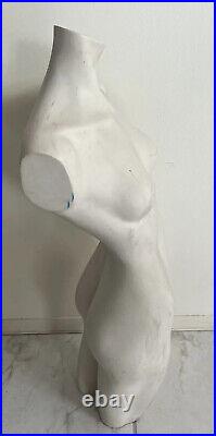 Vintage MANNEQUIN Female 3/4 Torso 38.25 H 15 W Shoulders