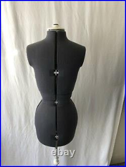Vintage Mannequin Adjustable Dress Form with Stand (Small, Woman) Seamstress