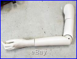 Vintage Mannequin Arms With Hands bendable articulated
