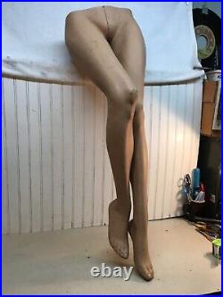 Vintage Mannequin Legs Only 43in Oddity Dress Form, Halloween prop