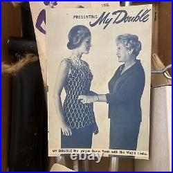 Vintage My Double Dress Form With Box. Papers. Soft Cover For Form. Excellent