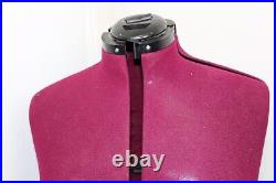 Vintage Plus Size Adjustable Dress Form Mannequin made in England Needs Repair