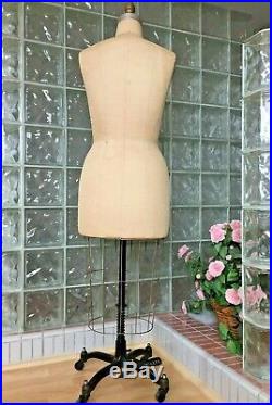Vintage Professional Wolf Dress Form Size 16 Mannequin Model1992 Collapsible