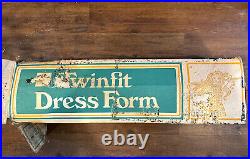 Vintage Sears Twinfit Size B Blue Wire Women's Adjustable Dress Form New WithBox