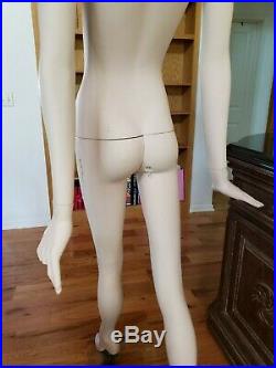 Vintage Twiggy mannequin, from London Over 6 foot tall- NEW LOWER PRICE