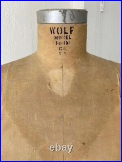 Vintage Wolf Dress Form
