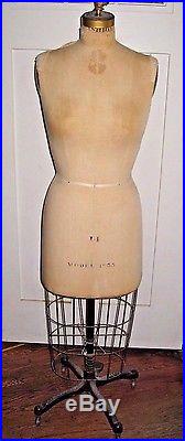 Vintage dress form Model 1955 size 14