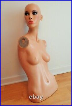 Vintage female mannequin torso DG WILLIAMS 1970's. SALE
