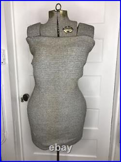 Vtg Acme L&M Adjustable Dress Form Mannequin size A with Stand FREE SHIP
