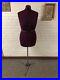 Vtg_Dritz_My_Double_Purple_Burgandy_Adjustable_Dress_Form_On_Tripod_Stand_Rare_01_nfxi