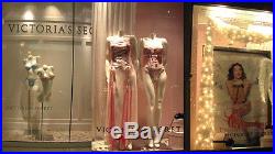 White Female Mannequins Fiberglass LOT 6 Authentic Victoria's Secret Dress Form
